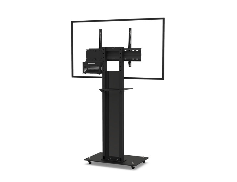 Axeos OBOX Single Screen Stand On Castors For 40" to 60" Screen Floor Stand Axeos