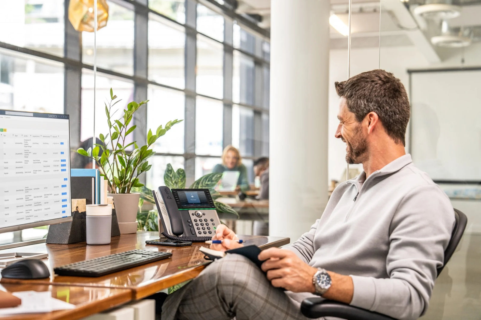 HP Poly Edge E550 IP Phone and PoE-enabled | 82M91AA IP Phone Poly