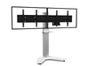 Axeos Osyx Dual Screen Stand On Castors For 40" to 55" Screen Floor Stand Axeos