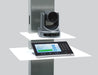 Axeos Osyx Dual Screen Stand On Castors For 40" to 55" Screen Floor Stand Axeos