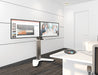 Axeos Osyx Dual Screen Stand On Castors For 40" to 55" Screen Floor Stand Axeos