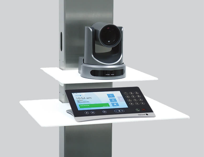 Axeos OSYX Single Screen Stand On Castors For 32" to 60" Screens Floor Stand Axeos