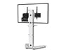 Axeos OSYX Single Screen Stand On Castors For 32" to 60" Screens Floor Stand Axeos