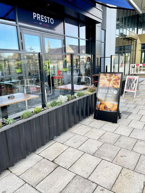 43" Portable Outdoor Digital Android Battery A-Boards