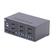 StarTech 2-Port Dual-Monitor DisplayPort KVM Switch, 4K 60Hz | P2DD46A2-KVM-SWITCH Switches Startech