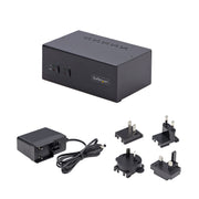 StarTech 2-Port Dual-Monitor DisplayPort KVM Switch, 4K 60Hz | P2DD46A2-KVM-SWITCH Switches Startech