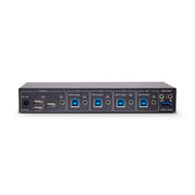 StarTech 4-Port KM Switch with Mouse Switching, USB Switch for Keyboard/Mouse | P4A20132-KM-SWITCH Switches Startech