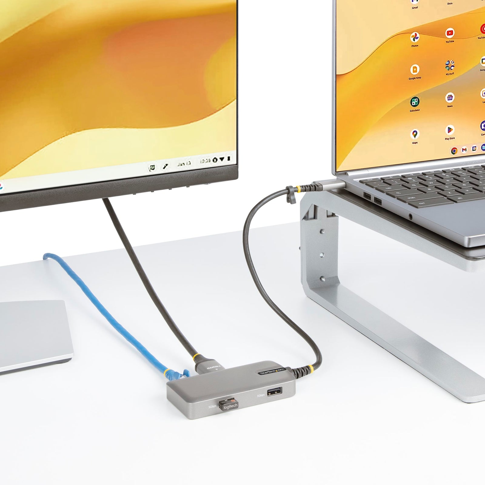 StarTech USB-C 5-in-1 Multi-port Adapter - 103B-USBC-MULTIPORT Adapter / Converter Startech