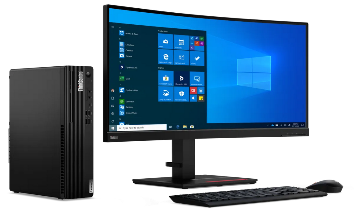 Lenovo ThinkCentre M75s AMD Ryzen™ 5 5600G 8 GB DDR4-SDRAM 256 GB SSD Windows 11 Pro SFF PC Black | 11R80043UK