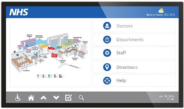 Moove Basics SM50CT1* 50" Android PCAP Touch Screen Monitor Touchscreen Monitor ScreenMoove