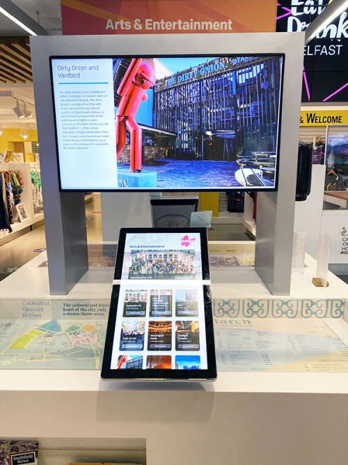 ScreenMoove SM50P 50" 4K PCAP Touchscreen Android Display 450 cd/m² Black Edge Screenmoove Interactive Touch Display ScreenMoove