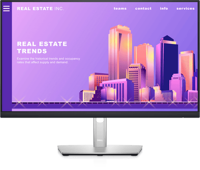 DELL E2422H 24" 1920 x 1080 Pixels Full HD LCD Desktop Monitor Desktop Monitors Dell