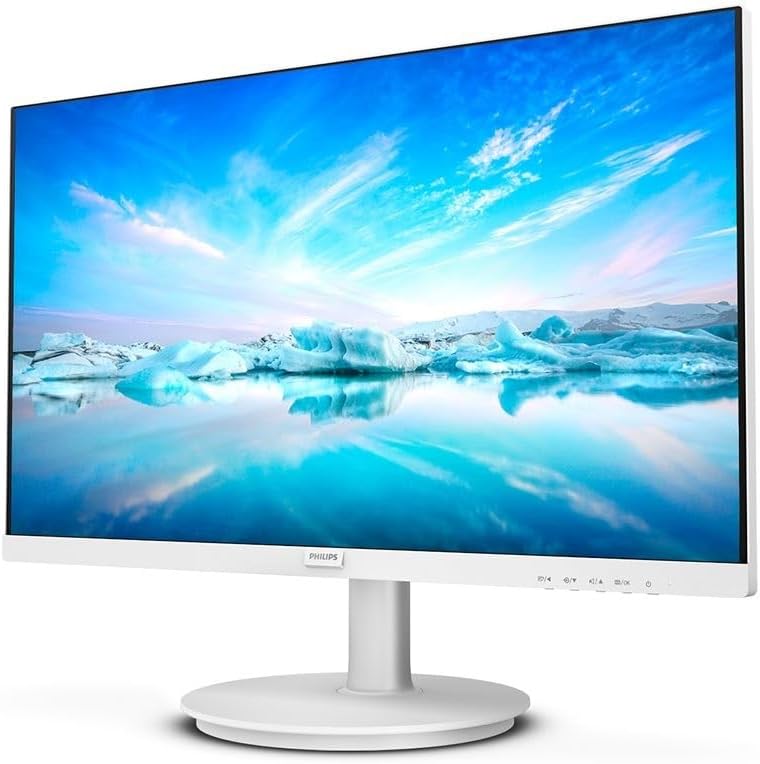 Philips V Line 241V8AW/00 60.5 cm (23.8") Full HD LCD LED Monitor White Business Monitor Philips
