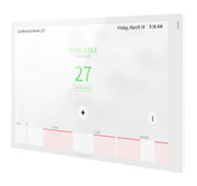 Crestron 10.1 in. Room Scheduling Touch Screen, White Smooth | TSS-1070-W-S Meeting Room Display Crestron