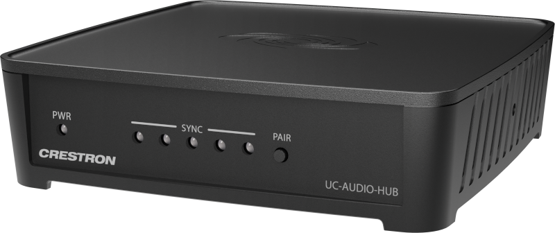 Crestron Flex Pod Wireless Audio Kit with Hub and Pod, Black | UC-AUDIO-1-B-DR2 KIT Audio Conferencing System Crestron