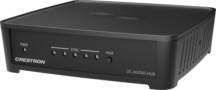 Crestron Flex Pod Wireless Audio Kit with Hub and Pod, Black | UC-AUDIO-1-B-DR2 KIT Audio Conferencing System Crestron