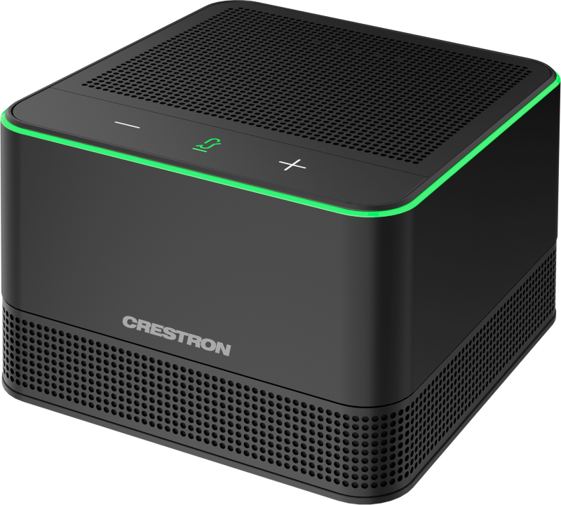 Crestron Flex Pod Wireless Audio Kit with Hub and Pod, Black | UC-AUDIO-1-B-DR2 KIT Audio Conferencing System Crestron