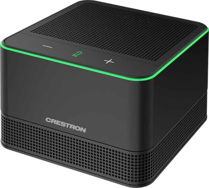 Crestron Flex Pod Wireless Audio Kit with Hub and Pod, Black | UC-AUDIO-1-B-DR2 KIT Audio Conferencing System Crestron