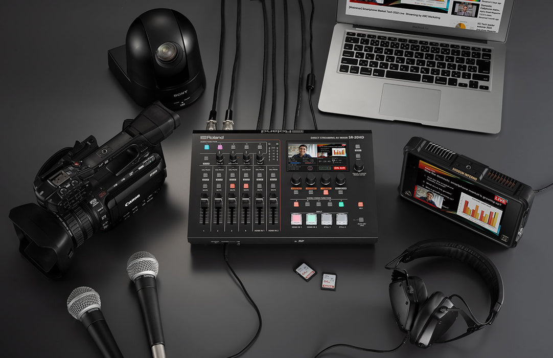 Roland Pro Direct Streaming AV Mixer | SR-20HD