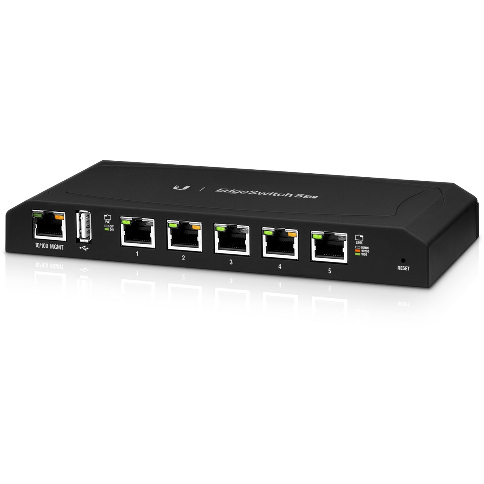 Ubiquiti EdgeSwitch 5XP Managed Gigabit Ethernet (10/100/1000) PoE Black | ES-5XP Network Switch Ubiquiti