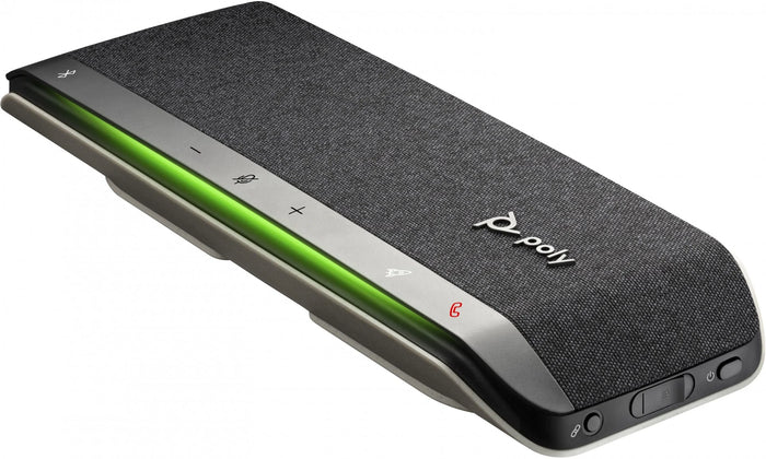 POLY Sync 40+ Microsoft Teams Certified USB-A USB-C Speakerphone +BT700 USB-A Adapter | 77P36AA Audio Conferencing System Poly