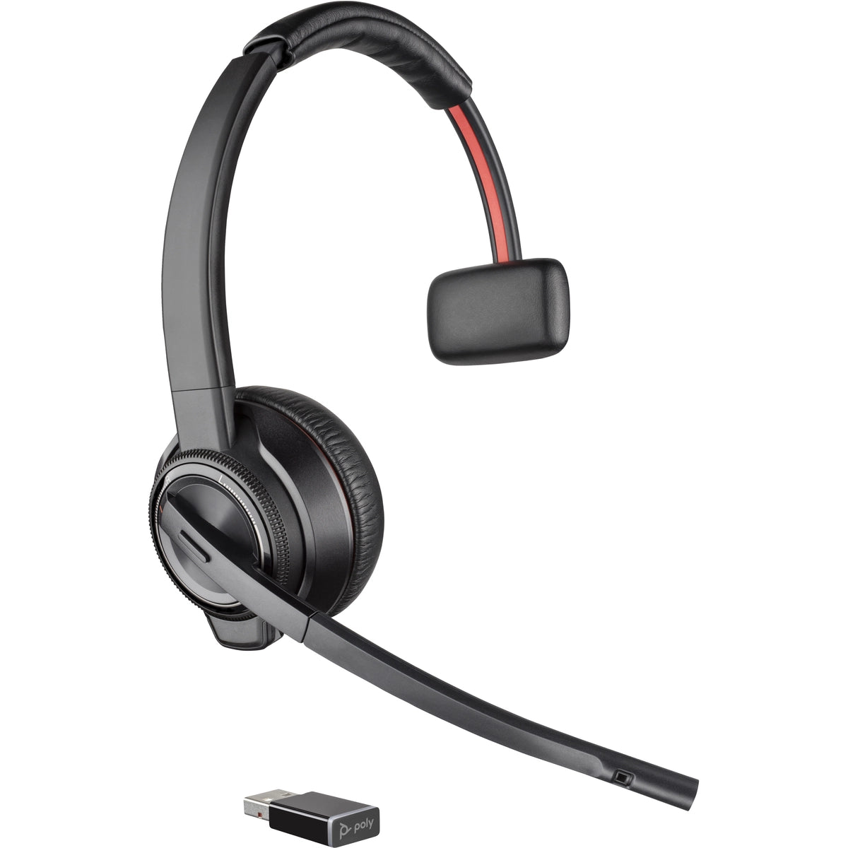 Poly Savi 8200 Office 8210 Wireless Helmet Mono Headset | 8D3J8AA#ABB Headset Poly