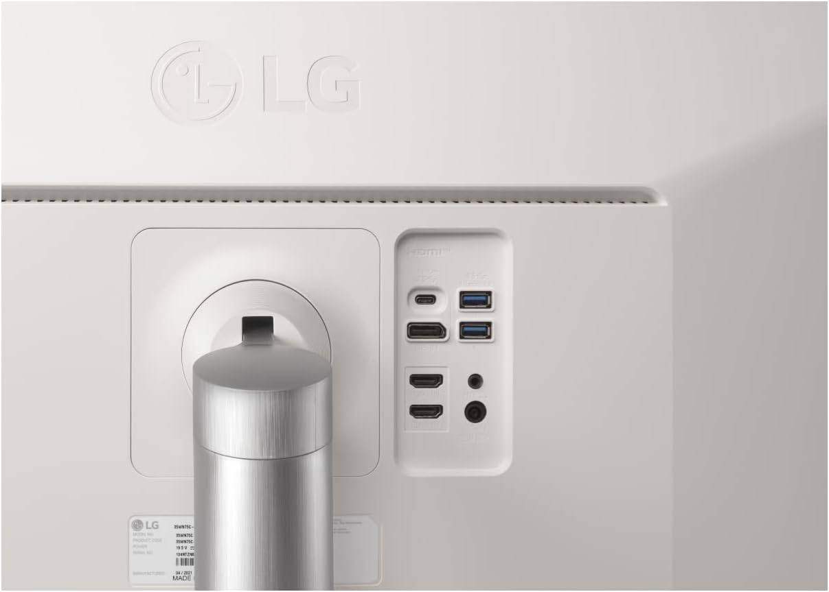 LG 35" UltraWide™ QHD HDR VA Curved Monitor | 35WN75CN-B Desktop Monitor LG