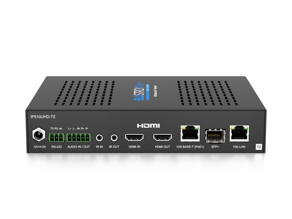 BluStream 4K 60Hz 4:4:4 SDVoE Simultaneous Transceiver Over 10Gb Managed Network | IP510UHD-TZ AV Receiver BluStream