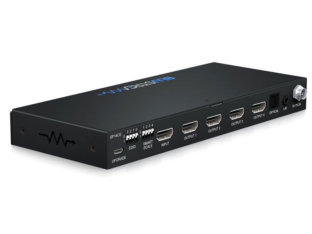 BluStream 4-Way 4K HDMI 2.0 HDCP 2.2 Splitter | SP14CS Splitter BluStream