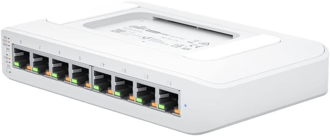 Ubiquiti UniFi Lite 8-Port PoE Switch | USW-LITE-8-POE Network Switch Ubiquiti