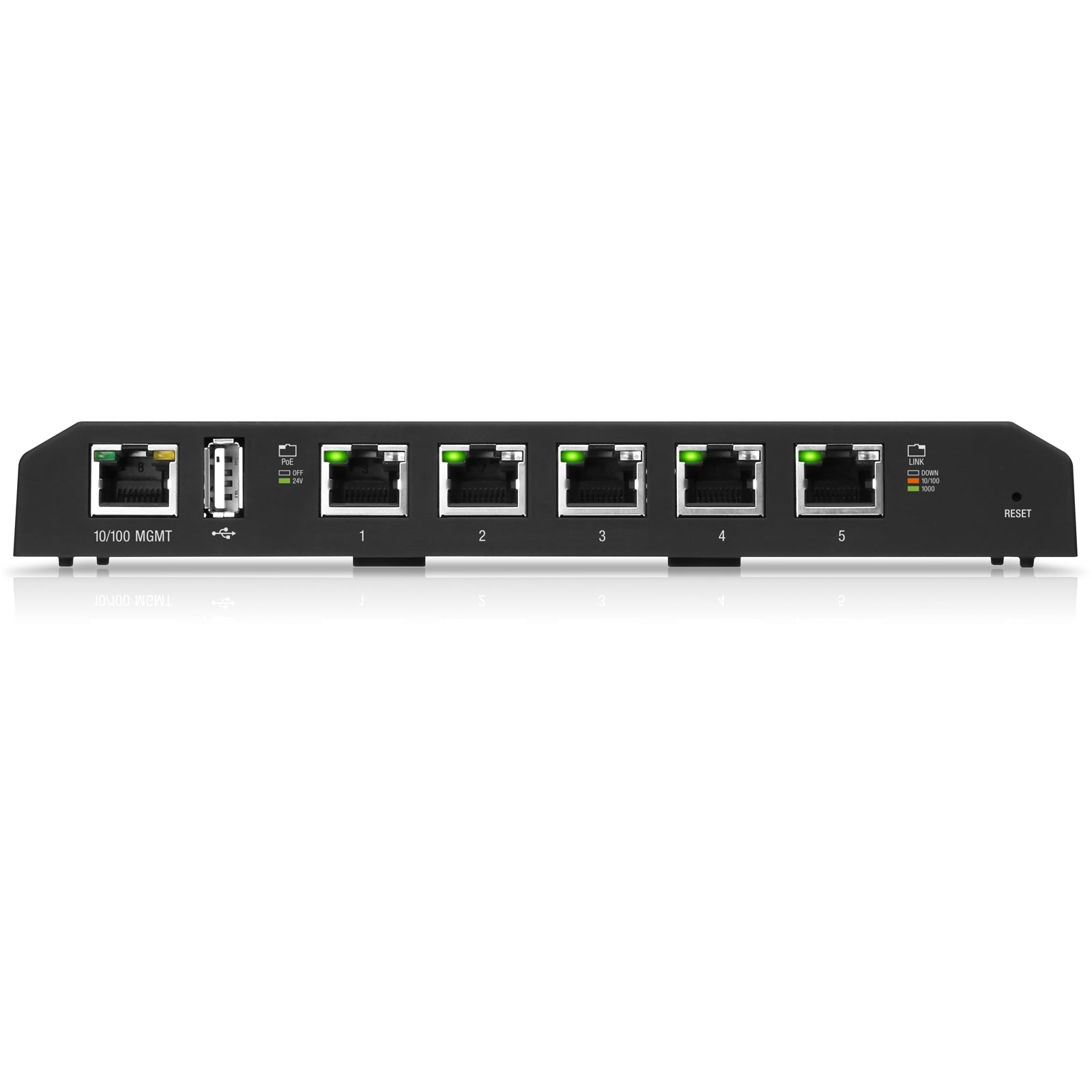 Ubiquiti EdgeSwitch 5XP Managed Gigabit Ethernet (10/100/1000) PoE Black | ES-5XP Network Switch Ubiquiti