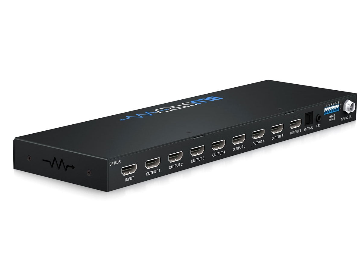 BluStream 8-Way 4K HDMI 2.0 HDCP 2.2 Splitter | SP18CS Splitter BluStream