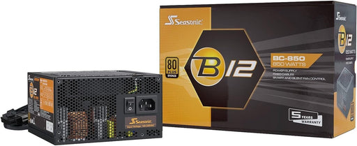 Seasonic B12 BC-850 Power Supply Unit 850 W 20+4 Pin ATX ATX Black