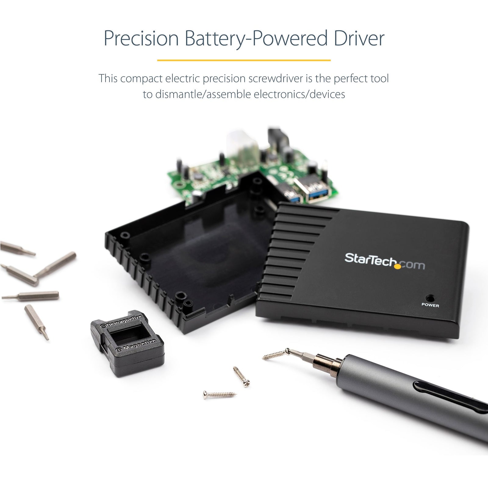 StarTech 20-Bit Electric Precision Screwdriver Set - CTK20PCEDRIVE Cable Accessory Startech