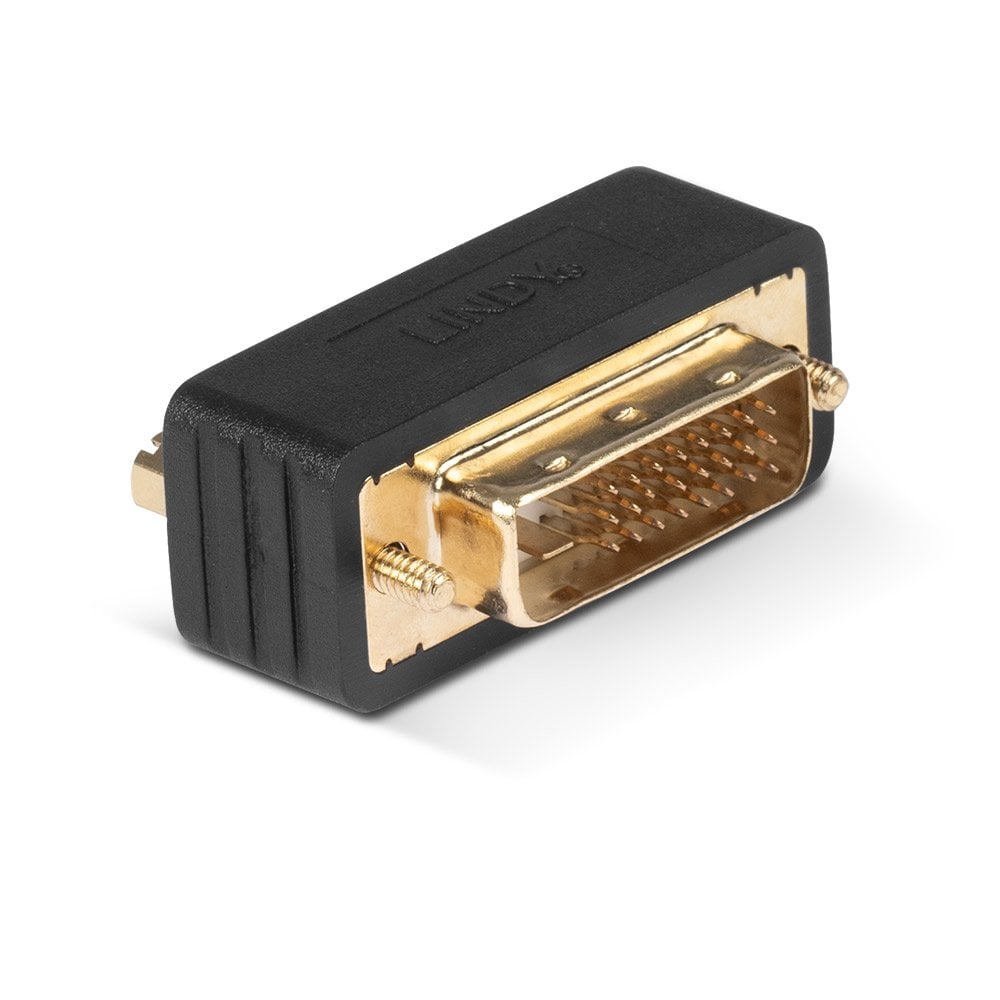 Lindy Premium DVI-D Coupler, Male to Female | 41098 Adapter / Converter Lindy