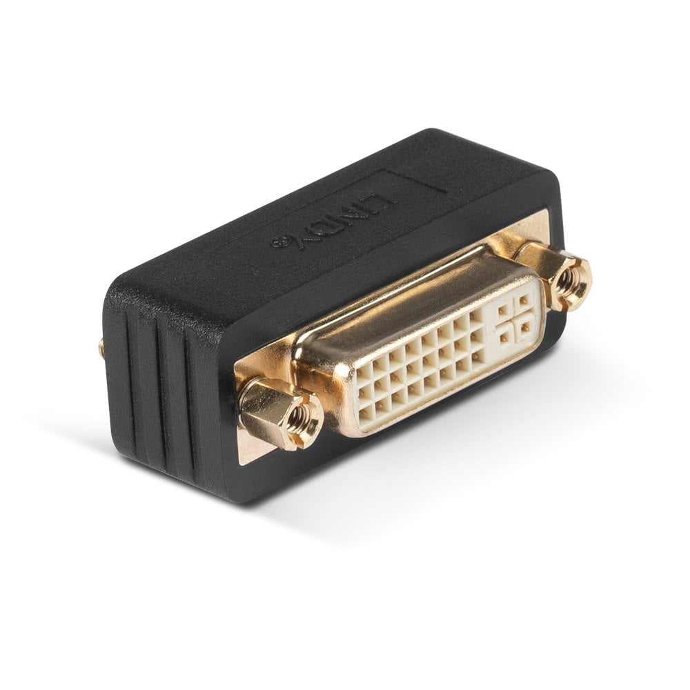 Lindy Premium DVI-D Coupler, Male to Female | 41098 Adapter / Converter Lindy