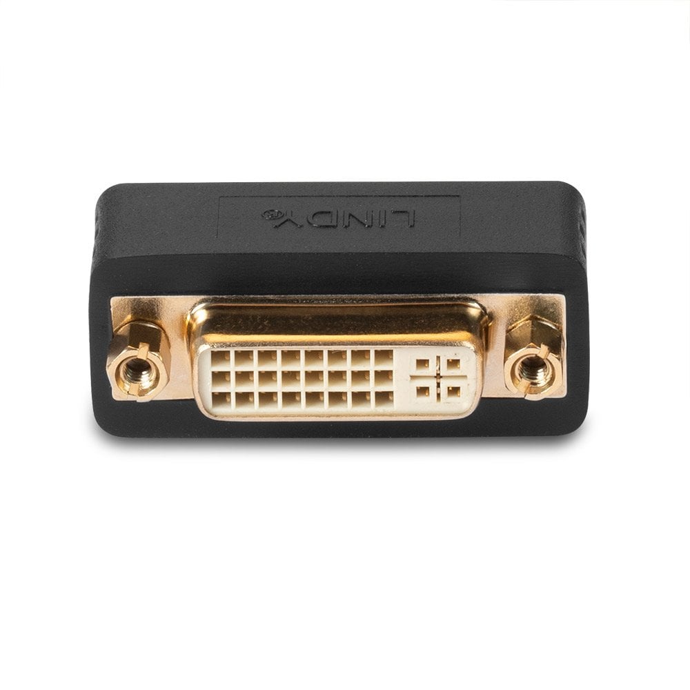 Lindy Premium DVI-D Coupler, Male to Female | 41098 Adapter / Converter Lindy