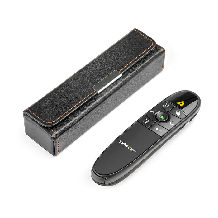 StarTech 27m Wireless Presentation Remote with Green Laser Pointer | PRESREMOTEG