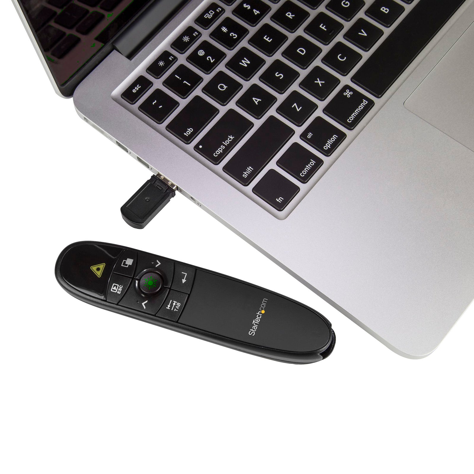 StarTech 27m Wireless Presentation Remote with Green Laser Pointer | PRESREMOTEG Wireless Presentation System Startech