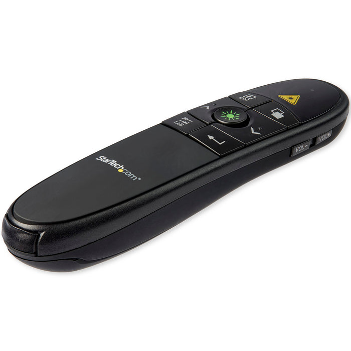 StarTech 27m Wireless Presentation Remote with Green Laser Pointer | PRESREMOTEG Wireless Presentation System Startech