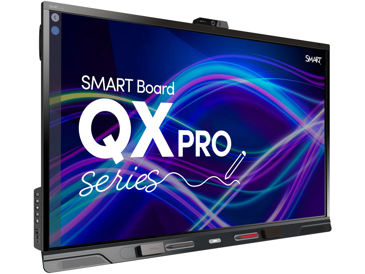 SMART Board SBID-QX286-P 86” QX Pro Interactive Display With Smart Meeting Pro Interactive Touchscreen Display Smart