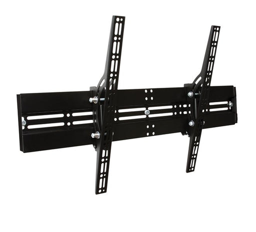 B-Tech BTFTWB-2M-L-BLK Floor To Wall Mount with 2m Pole - Up to 80" Display