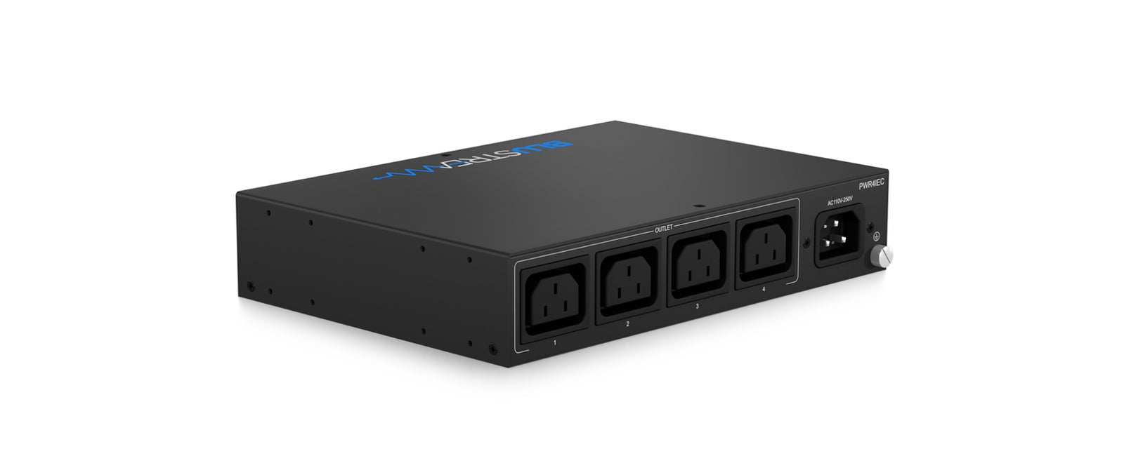 BluStream 4 Port Managed IEC PDU | PWR4IEC Power Distribution Unit BluStream