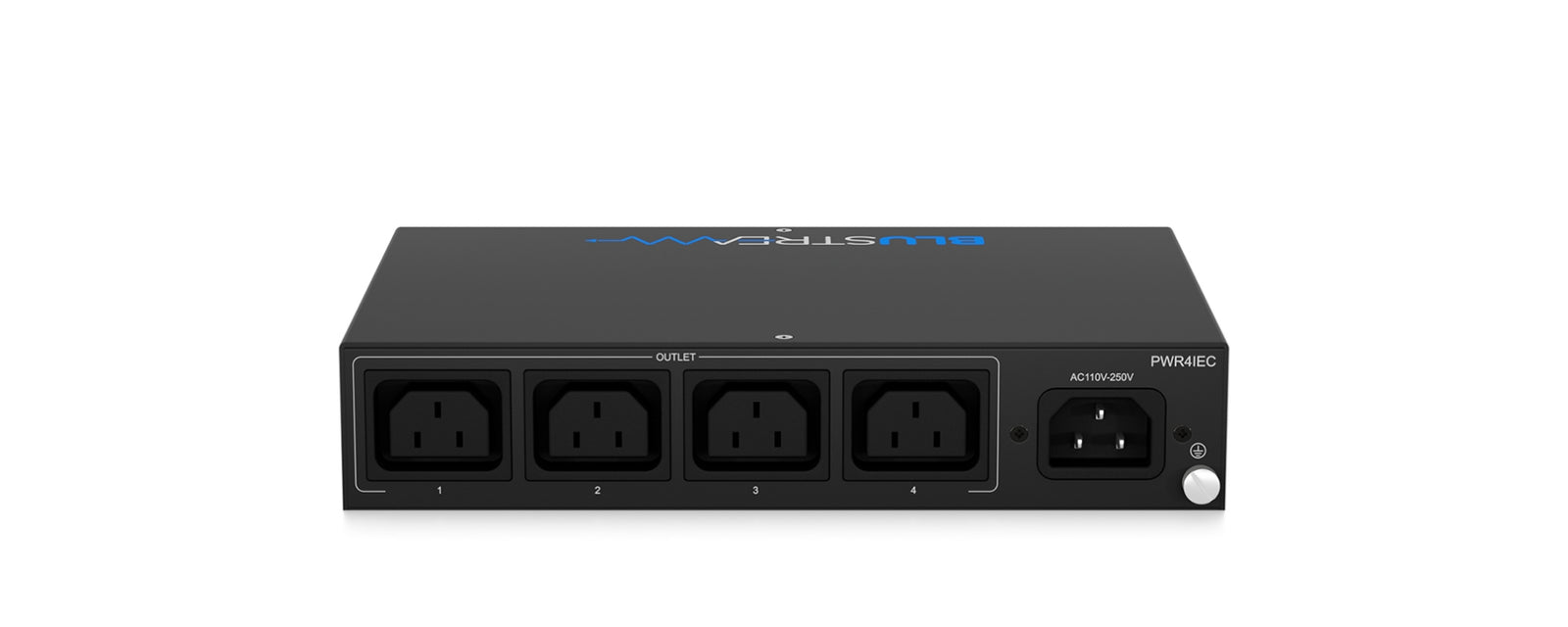 BluStream 4 Port Managed IEC PDU | PWR4IEC Power Distribution Unit BluStream