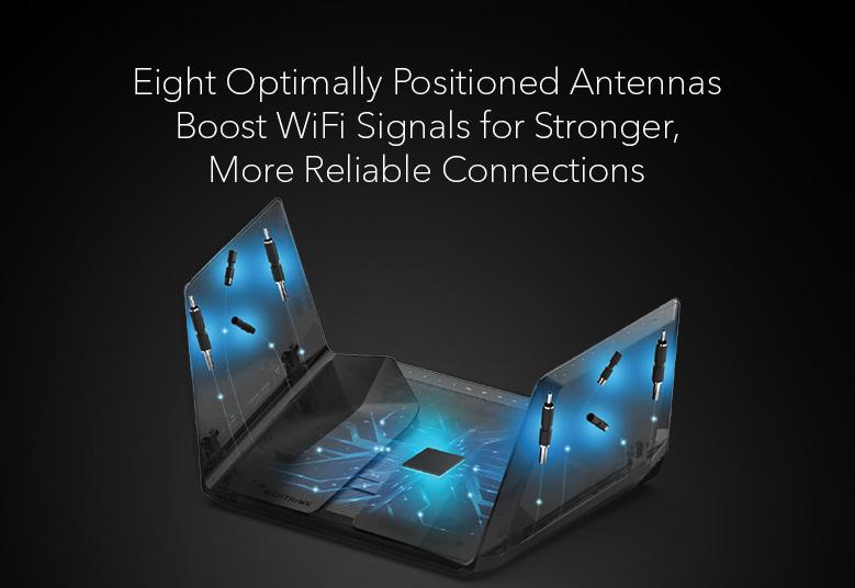 Netgear RAXE500-100EUS Nighthawk® Tri-Band WiFi 6E Router (up to 10.8Gbps) Wireless Router Netgear