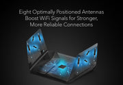 Netgear RAXE500-100EUS Nighthawk® Tri-Band WiFi 6E Router (up to 10.8Gbps) Wireless Router Netgear
