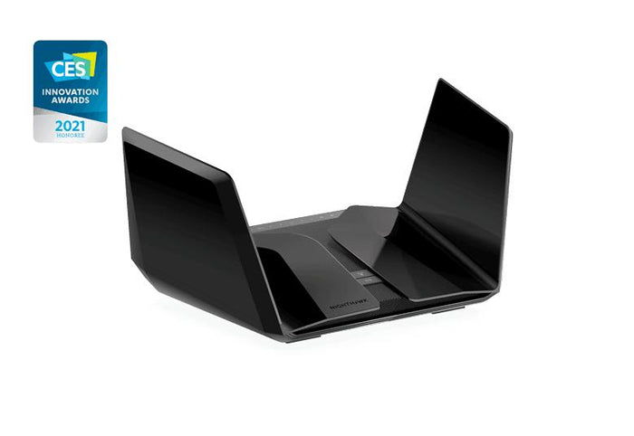Netgear RAXE500-100EUS Nighthawk® Tri-Band WiFi 6E Router (up to 10.8Gbps) Wireless Router Netgear