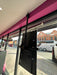 Rear-mounted 32 inch high brightness digital signage display installed in retail shop window