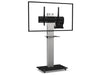 Axeos Boxer Single Screen Stand On Castors For 32" to 65" Screen Floor Stand Axeos