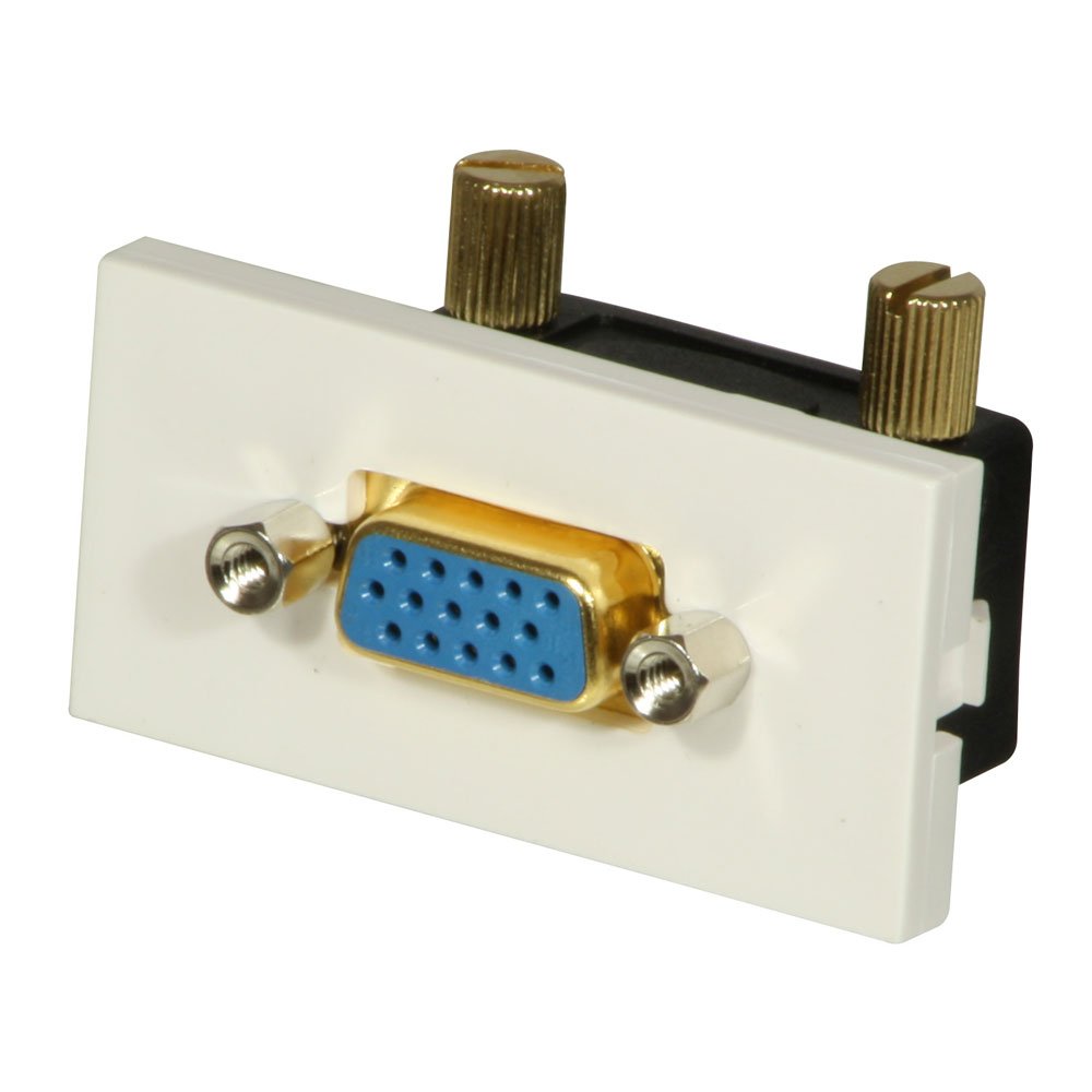 Lindy Right Angled VGA Snap-in Block | 60513 Adapter / Converter Lindy